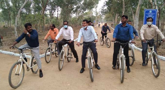 AP MAUD delegates inspect Swacch Hyderabad initiatives