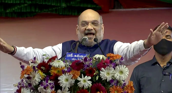 Amit Shah urges Tamil Nadu to vote for double engine growth