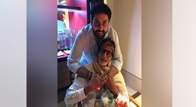 Amitabh Bachchan wishes Abhishek Bachchan on 45th birthday