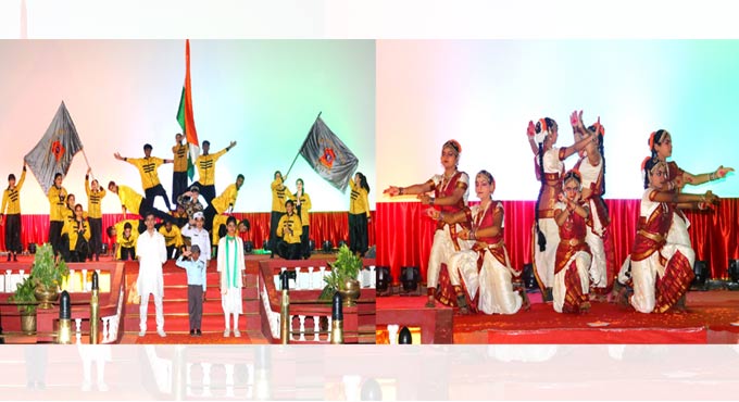 Army Public school students take part in Swarnim Vijay Varsh celebrations in Hyderabad