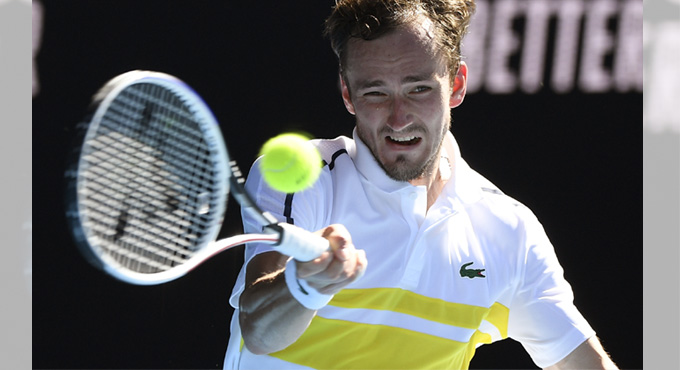 Aus Open: Medvedev beats Rublev to reach semi-finals