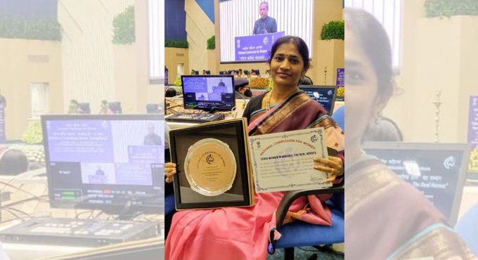 Telangana cop bags Covid warrior award