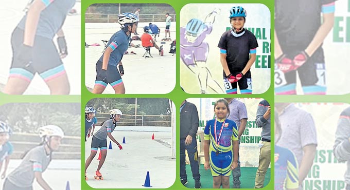 Girls steal the show at skating event