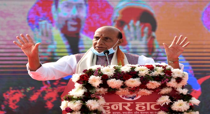 Rajnath Singh inaugurates 26th edition of ‘Hunar Haat’ in Delhi