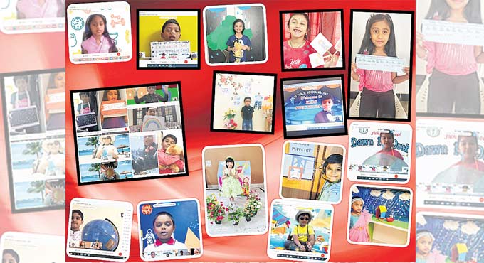 Kids of Delhi public school display a spectrum of talent