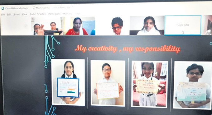 Students of DPS pledge to uphold democratic traditions