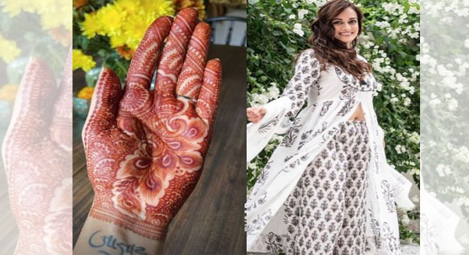 Dia Mirza flaunts her mehendi ahead of wedding with Vaibhav Rekhi