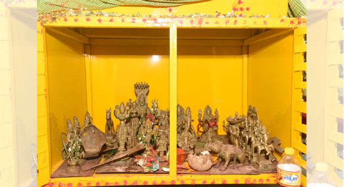 Dishti pooja performed at Peddagattu; 14 days ahead of bi-annual jatara