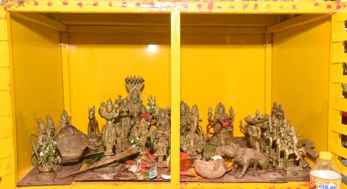 Dishti pooja performed at Peddagattu