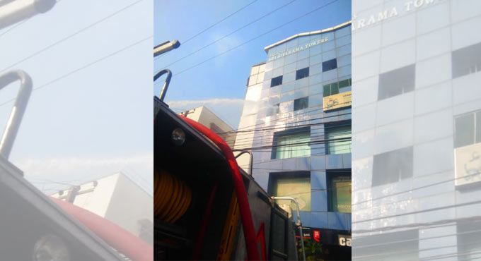 Fire breaks out in private firm in Hyderabad