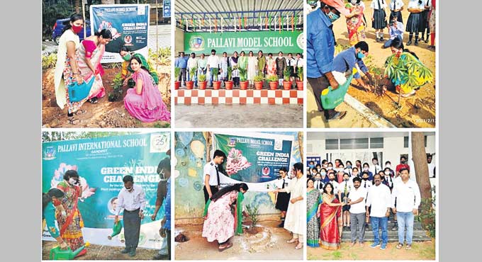 Green India Challenge in schools marks CM’s birthday