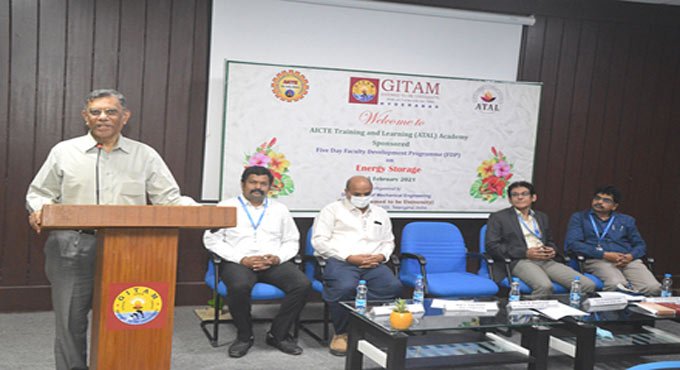 FDP on Energy Storage held at GITAM