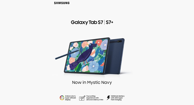 Galaxy Tab S7, Tab S7+ launched in ‘mystic navy’ colour
