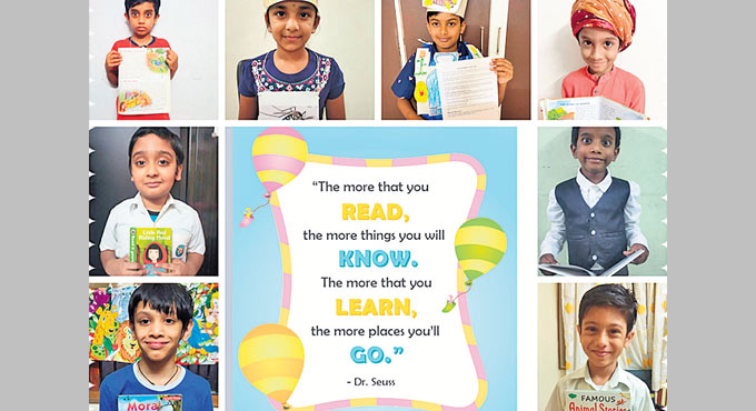 Gitanjali Devashray: Kids flaunt their reading skills at competition