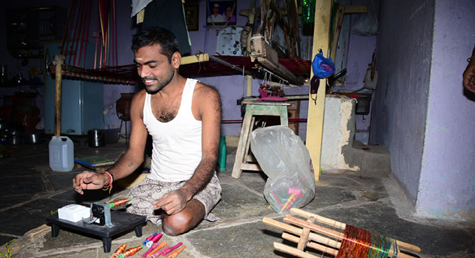 Watch: Meet Gottimukkala Ramesh, a differently-abled weaver