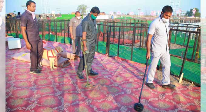 Elaborate arrangements in place for CM KCR’s public meeting at Haliya
