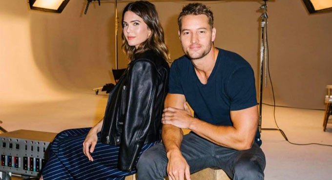 Hartley shares his parenting advice for pregnant co-star Mandy Moore