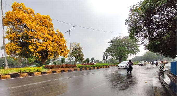 Hyderabad enjoys unexpected showers on Friday