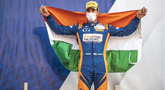Jehan, Mumbai Falcons make history in F3 Asian Championship
