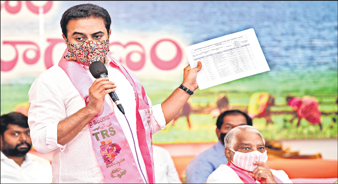 KTR takes pot-shots at Centre