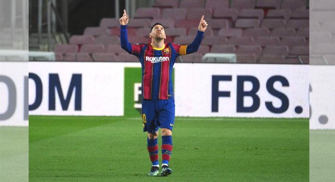 Lionel Messi registers his 650th goal for Barcelona