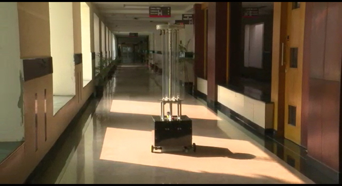 Mahindra varsity launches disinfecting robot MUDRA