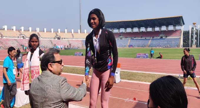 Telangana: TSWREIS student wins gold at National Junior Athletics