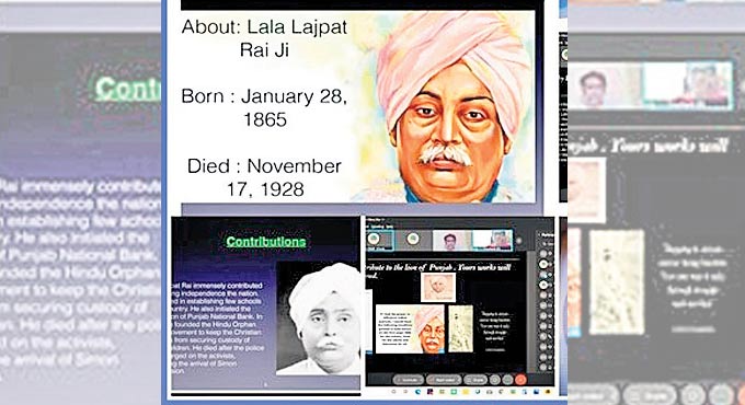 Pallavi Model School pays tribute to Lala Lajpat Rai