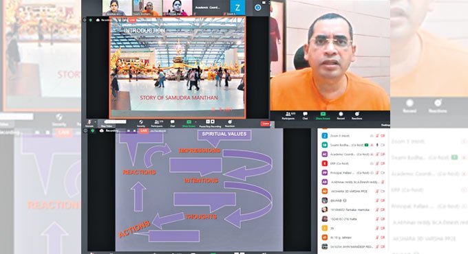 Parents should set their priorities: Swami Bodhmayanadaji