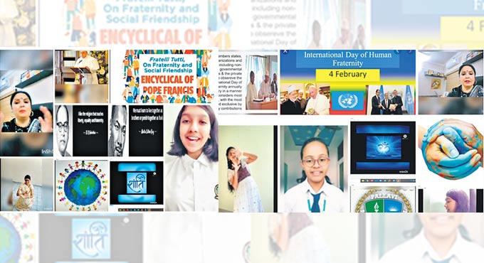 Pallavi Model School celebrates International Day of Human Fraternity