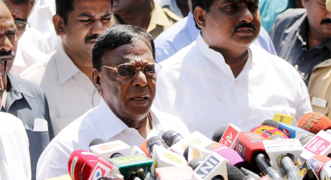 Puducherry CM submits resignation after losing majority in Assembly