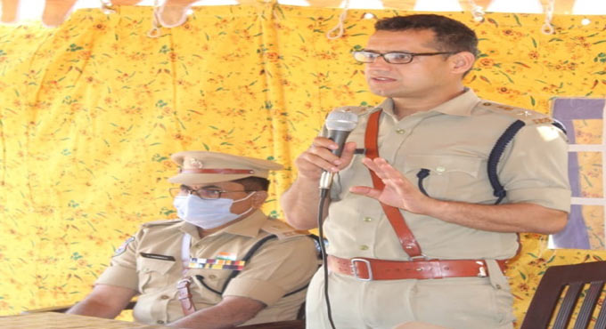 SP Sunil dutt asks Reserve Police to maintain action readiness