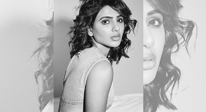 Actress Samantha Akkineni shines in monochrome photo