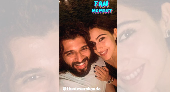 Sara Ali Khan’s fan moment with Vijay Deverakonda
