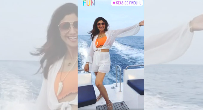 Actress Shilpa Shetty flaunts ‘rockstar vibes’ in Maldives