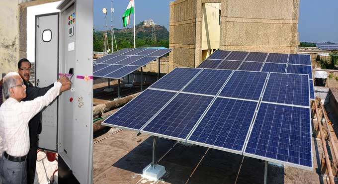 Rooftop solar power plants inaugurated at  RINL Visakhapatnam