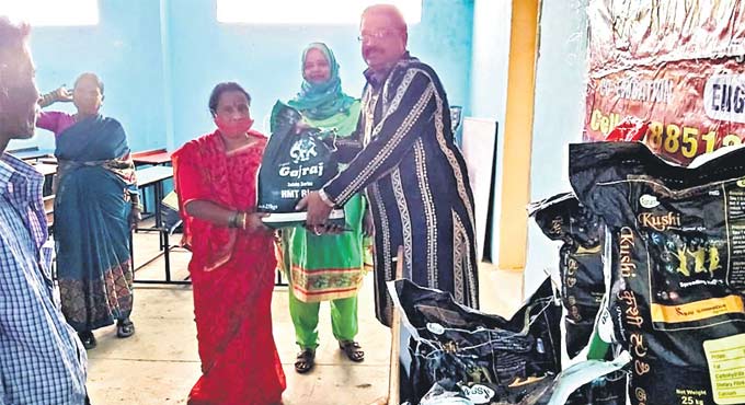 Ration kits distributed among staff of Success Star School