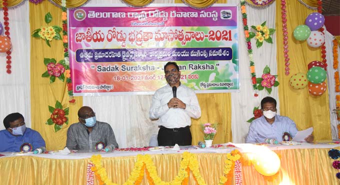 Karimnagar Collector urges people to follow traffic rules