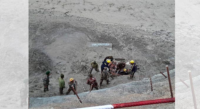 Uttarakhand glacier burst: 15 people rescued, 14 bodies recovered