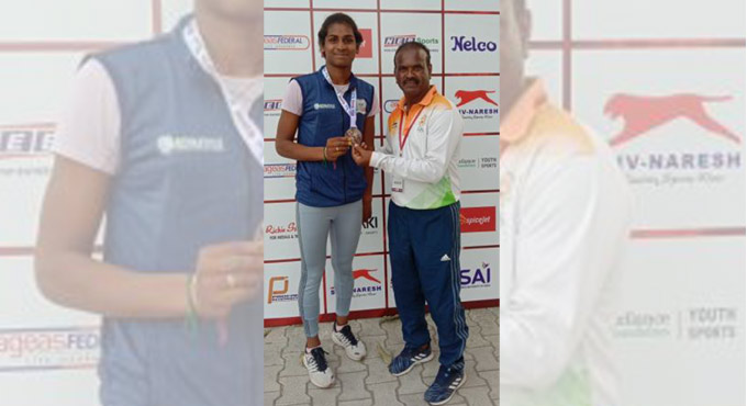 TS’ Nandini bags silver in Fed Cup senior athletics