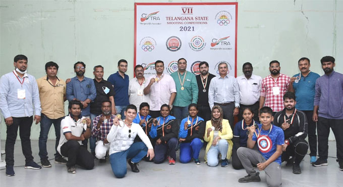 Abid, Madhavi win honours in State 50m rifle prone shooting
