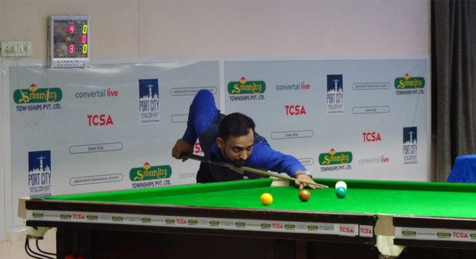 Ahmed edges past Goud, enters snookers semis