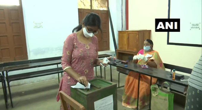 Voting underway for Andhra Pradesh municipal elections
