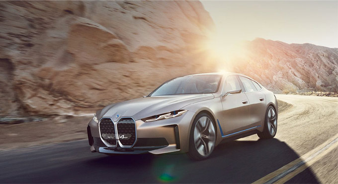 BMW unveils its 1st all-electric sedan i4, arriving this year