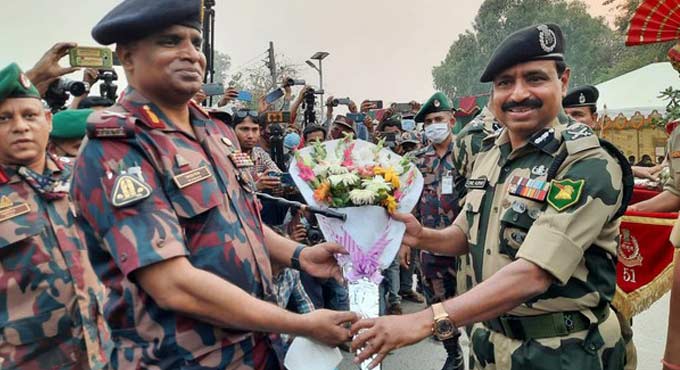BSF-BGB organised joint retreat to celebrate 50th I-Day day of Bangladesh