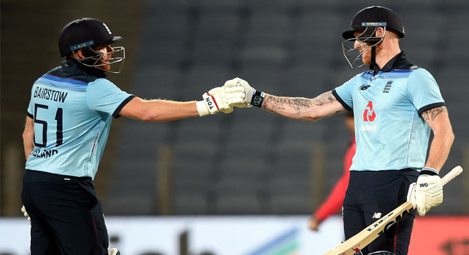 Stokes, Bairstow blow away India to level series