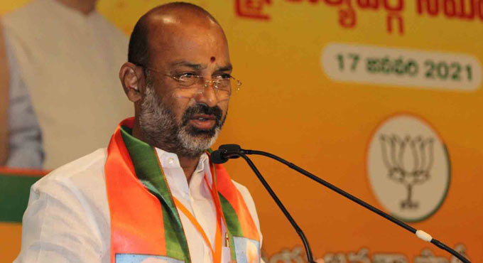 Bandi Sanjay on the mat for making derogatory remarks