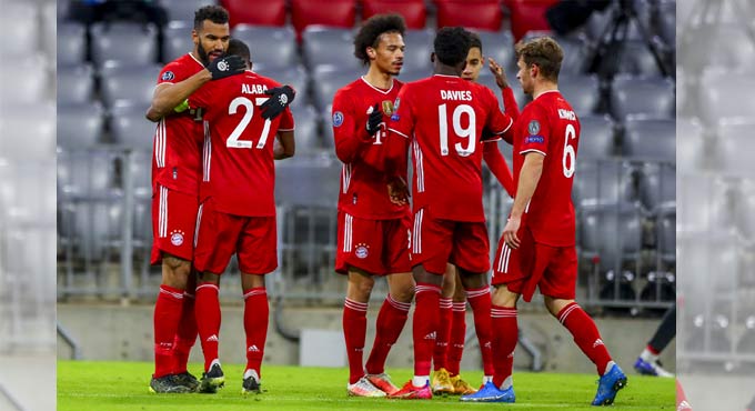 Bayern Munich advance to quarter-finals with win over Lazio