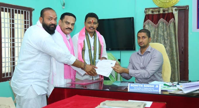 Candidates file nominations for Nagarjuna Sagar by-poll