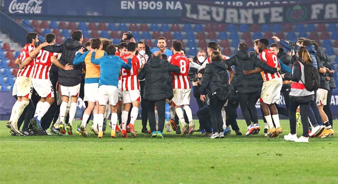 Bilbao beat Levante 2-1, face Barca in Copa del Rey final